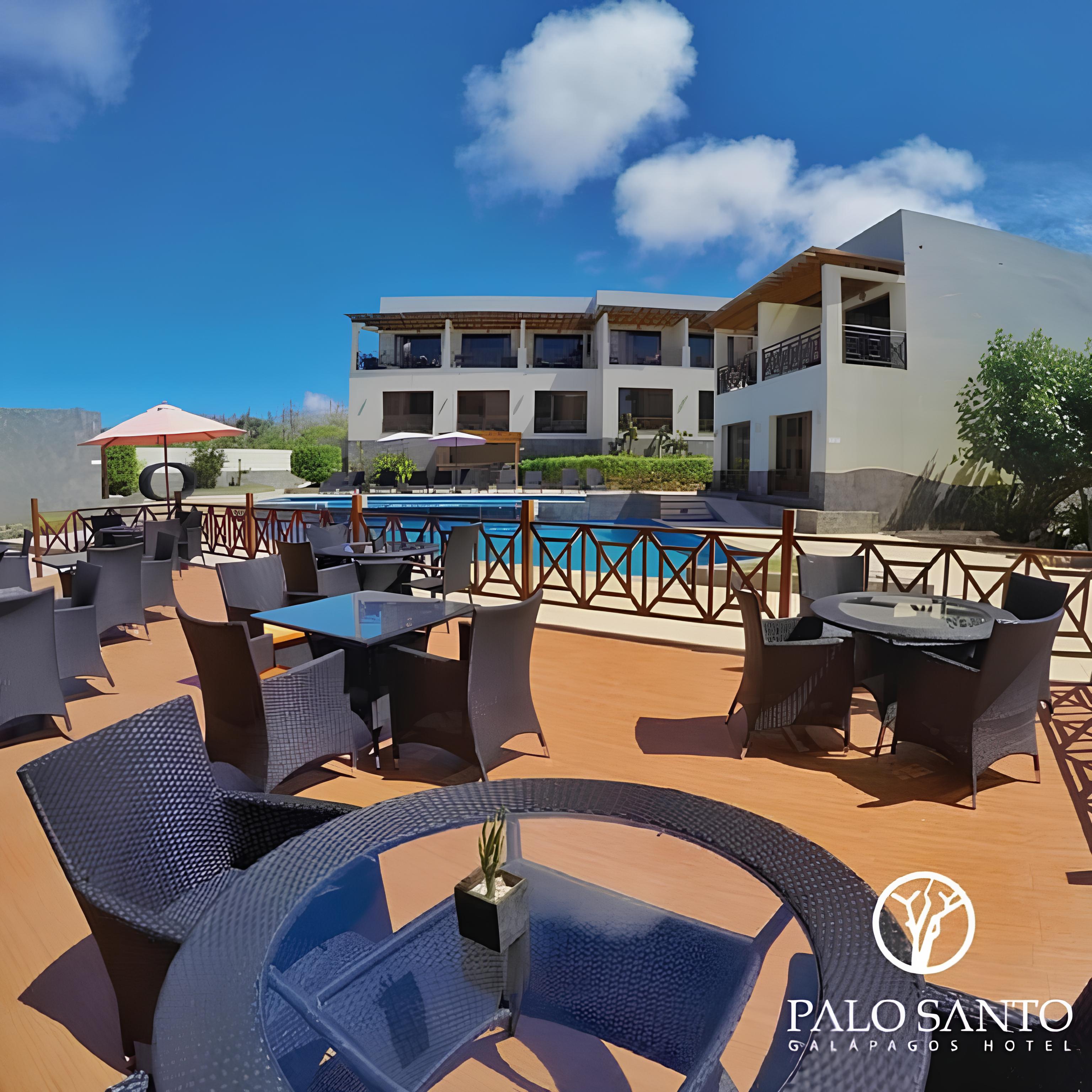 Palo Santo Boutique Pool & White Beaux-Arts Courtyard